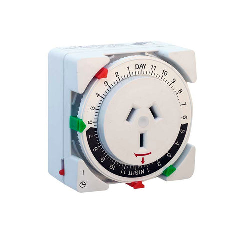 HPM Easy Set and Go 24HR Plastic Programmable Timer Indoor Outdoor D819/2DP