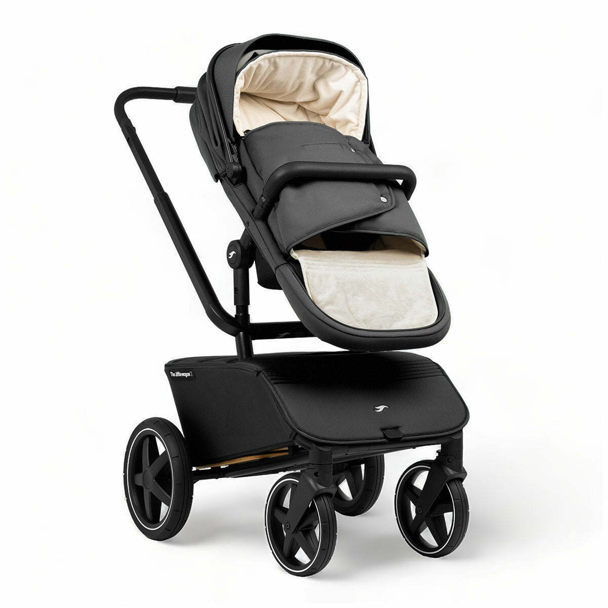 The Jiffle Wagon 6 in 1 Stroller Black