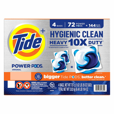 Tide Ultra Oxi Odor Eliminator Power Pods 72 Count