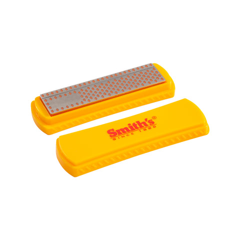Smith's 4" Fine Diamond Sharpening Stone with Cover for Knives