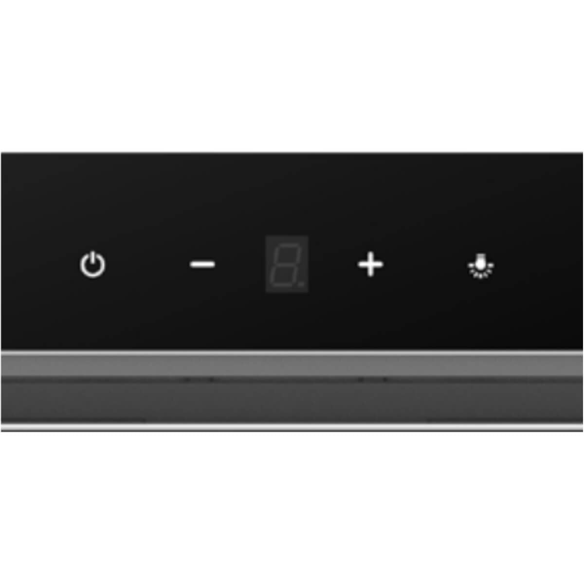 Schweigen 60cm Undermount Rangehood - Black Glass Fascia - 900m³/h - Touch Controls - BGUM6B