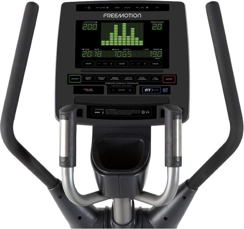 Freemotion e8.9b elliptical - 50.8cm stride - 250W self-generator resistance - iFIT enabled - VMEL81918