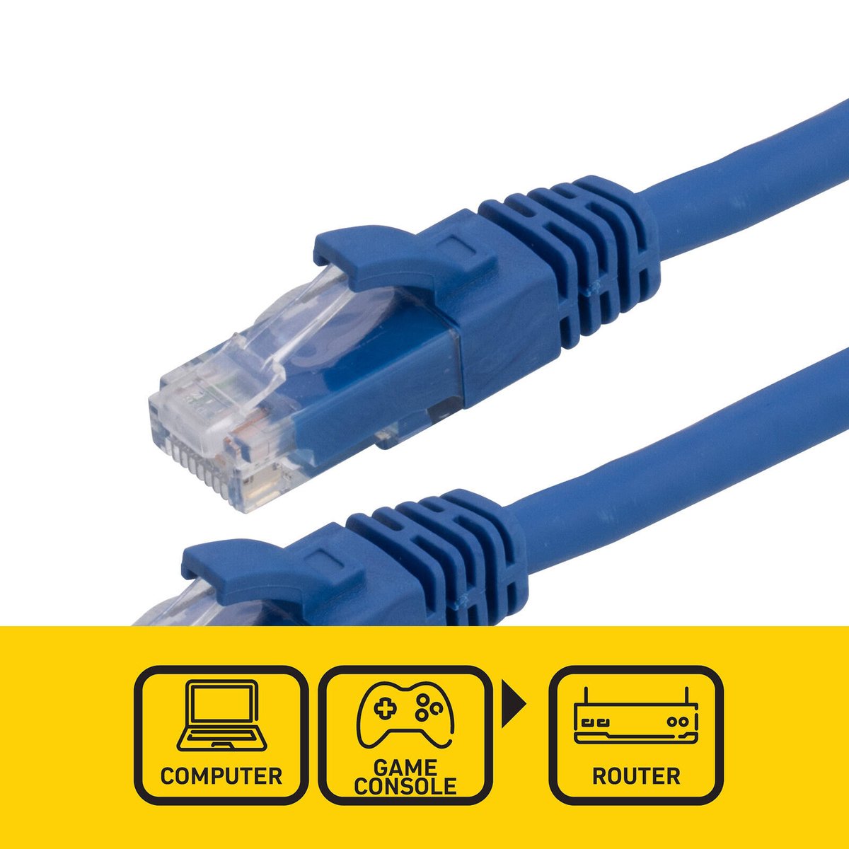 Antsig 10m CAT6A RJ45 Ethernet Cable - 10Gbps, Gold-Plated, Low Smoke Zero Halogen