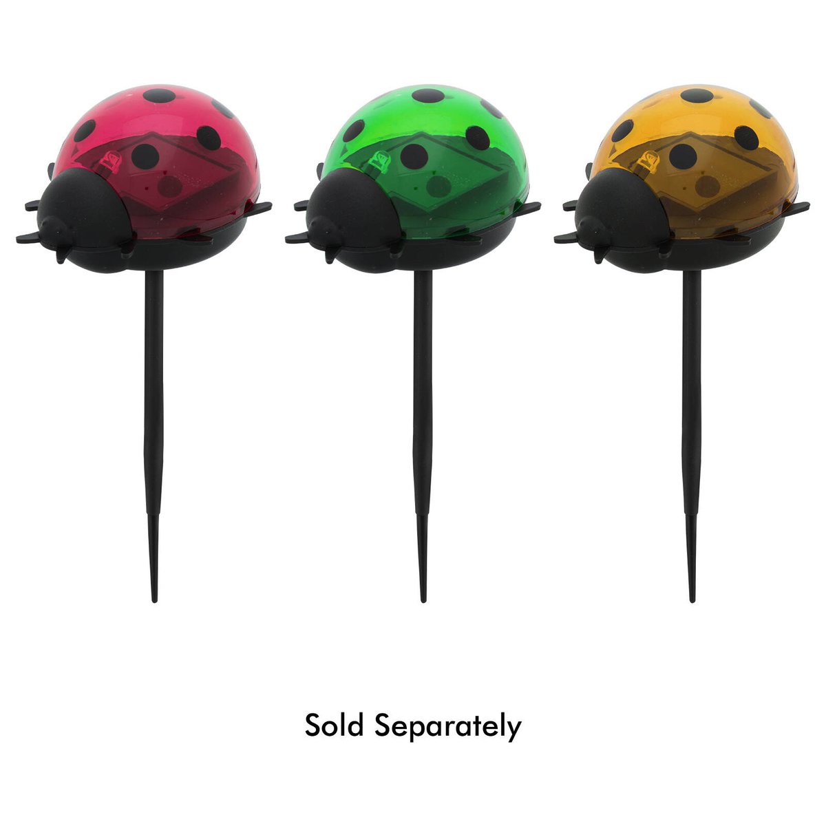Click Solar Path Light Ladybug - Solar Powered Outdoor Lighting - 60mm x 140mm - Red - SuperSaverAU - view 3