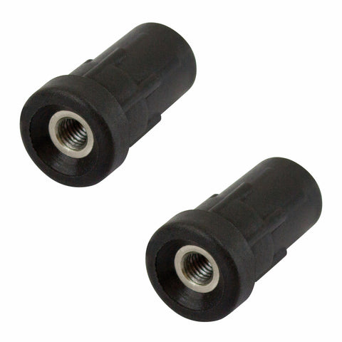 Richmond 25mm x M8 Zinc Plated Round Threaded Insert 2 Pack