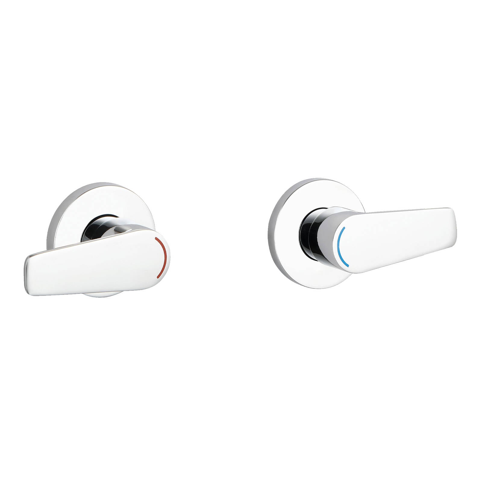 evekare Chrome 1/4 Turn Extended Lever Wall Top Assembly