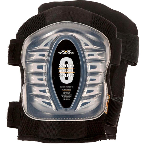 Tommyco All Terrain Honeycomb Gel Knee Pads, Swivel Cap, Hook-and-Loop Adjustable, Slip-Resistant
