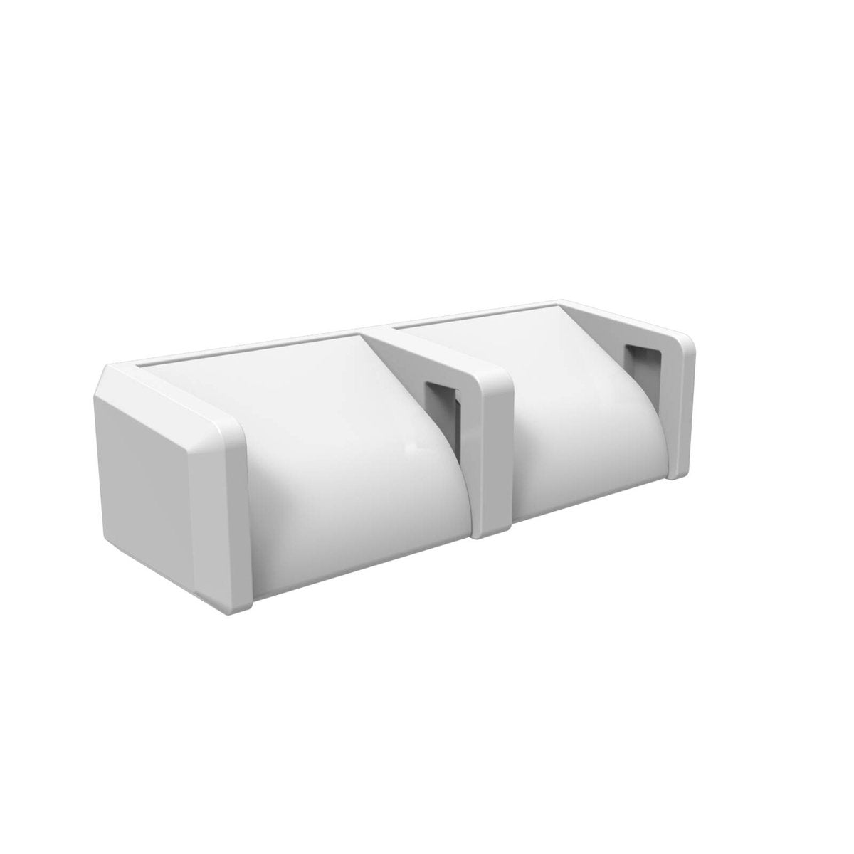 Bradley Double Roll Toilet Tissue Dispenser, ABS Plastic