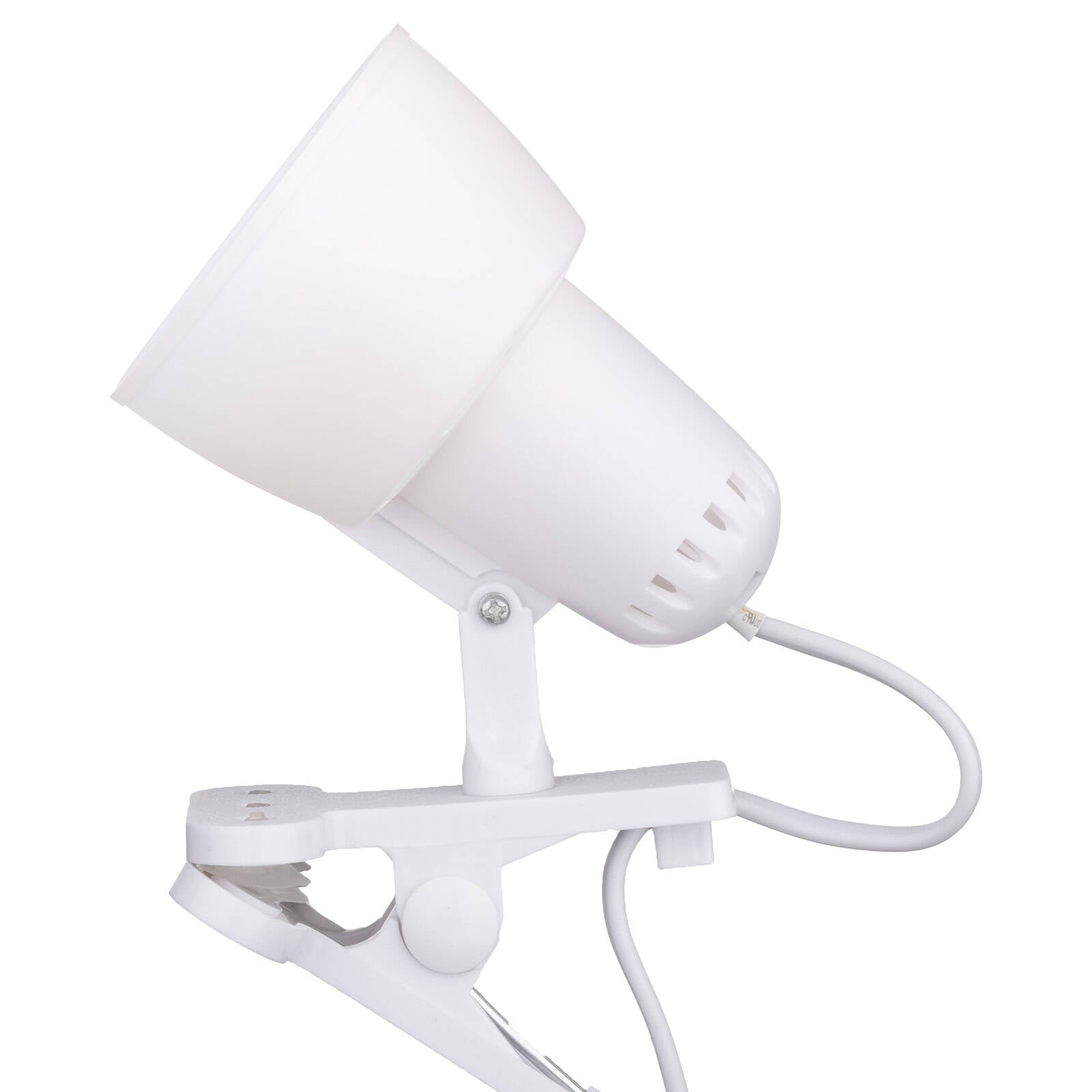 Verve Design Cassy White Adjustable Clip Lamp 15W Plastic ATL155WH