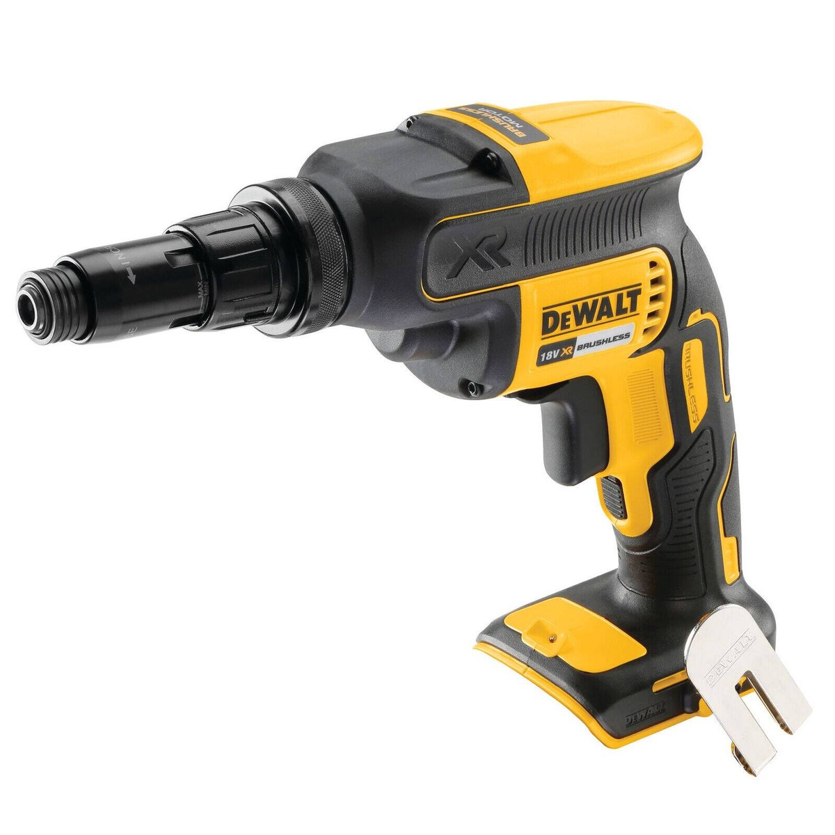 DeWALT 18V XR Brushless 6.35mm Self Drilling Screwdriver Skin Only DCF622N-XJ