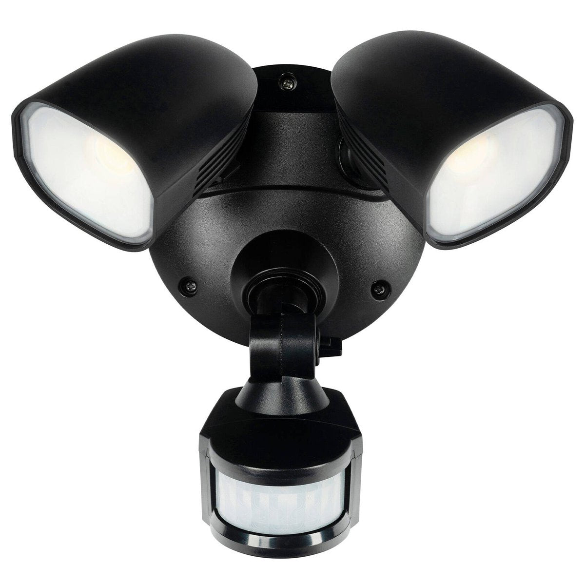 Brilliant Frontier 22W 2000lm Smart Twin LED Flood Light Sensor Black 20850/06