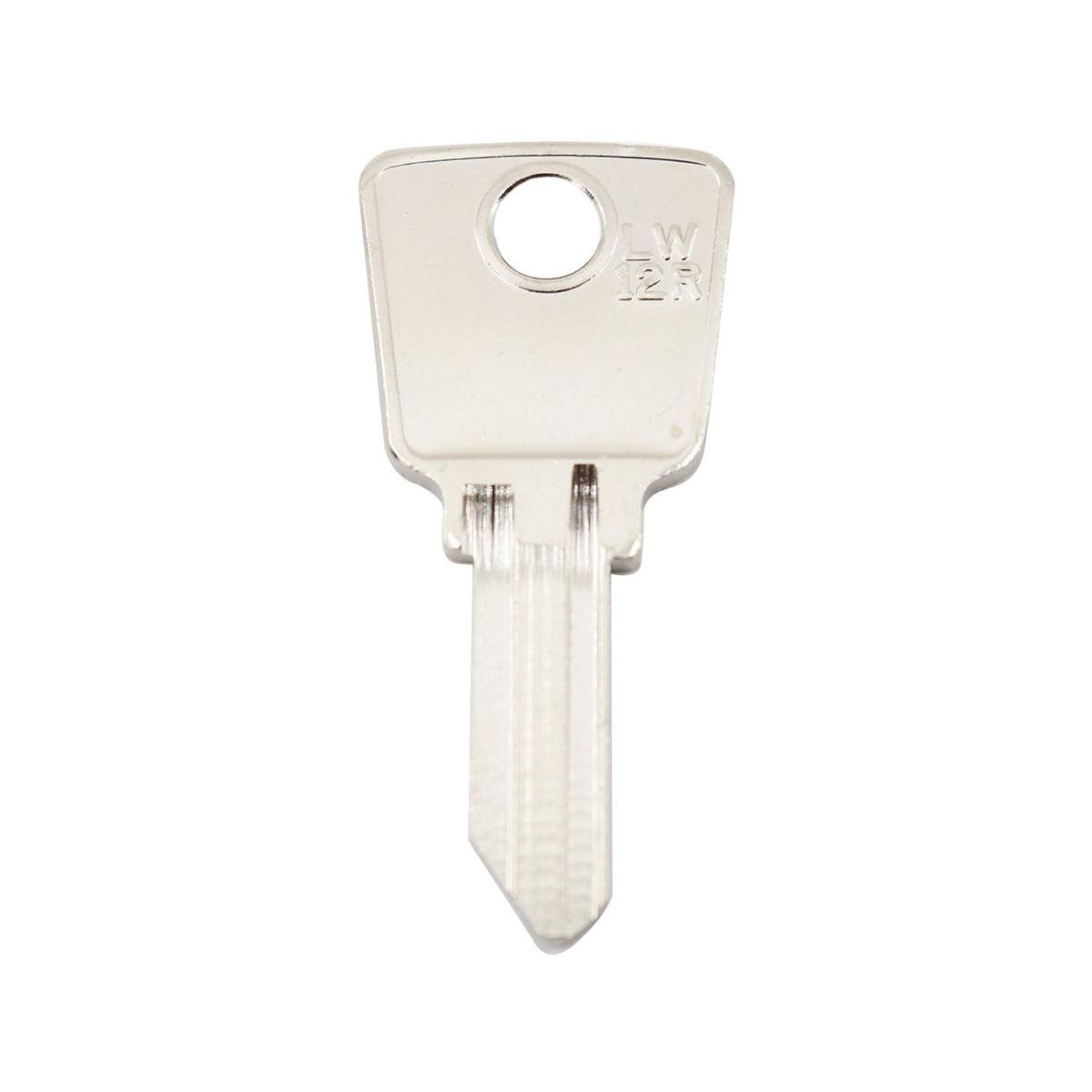 EHI LW12R Silver Blank Key 41mm Nickel Plated Brass