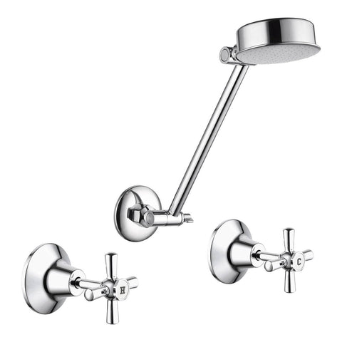 Estilo Chrome Jumper Valve Shower Set - WELS 3 Star - 9L Min - Water Efficient - SuperSaverAU - view 1