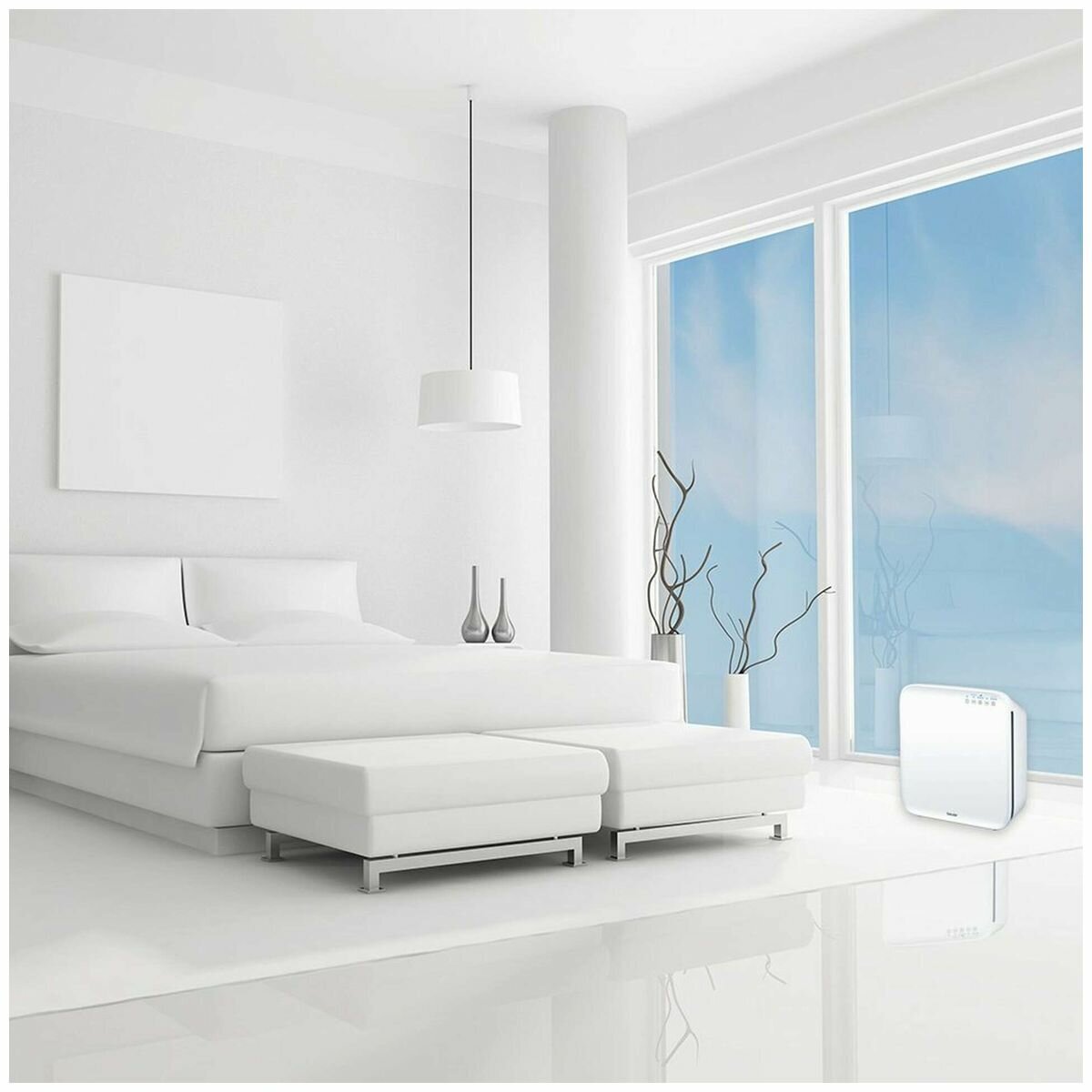 Beurer triple filter air purifier - three fan speeds, timer, clean filter indicator, 3 year warranty - LR310