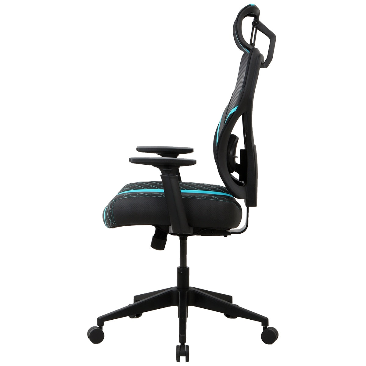ONEX GE300 Breathable Ergonomic Gaming Chair Black Blue - SuperSaverAU - view 4