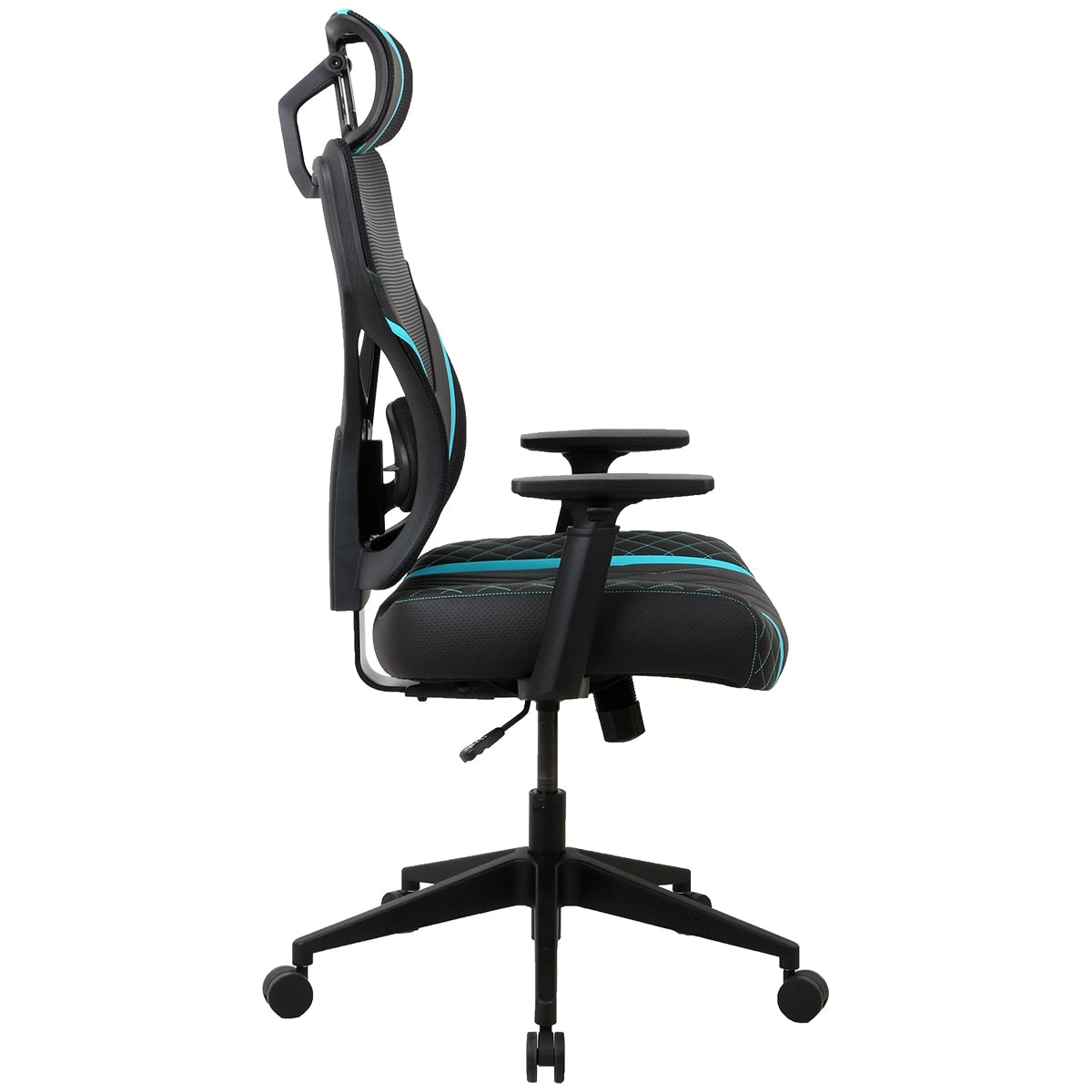 ONEX GE300 Breathable Ergonomic Gaming Chair Black Blue - SuperSaverAU - view 5