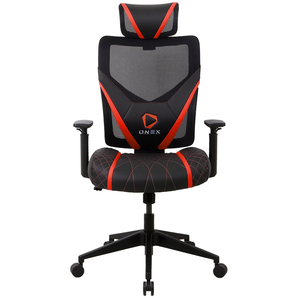 ONEX GE300 Breathable Ergonomic Gaming Chair Red - SuperSaverAU - view 1