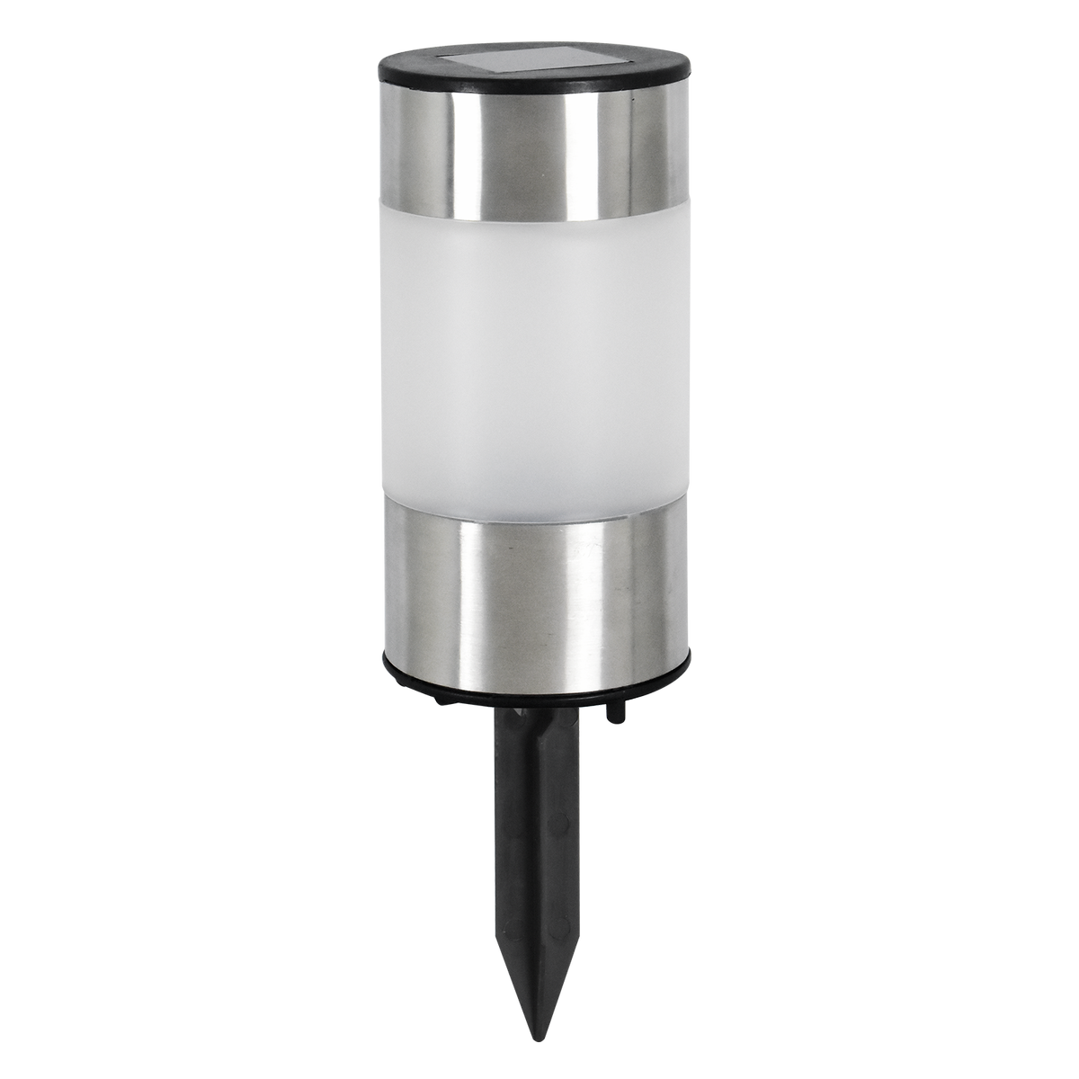 Click Byron Solar LED Pathway Bollard Stainless Steel