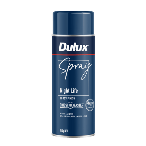 Dulux 340g Night Life Gloss Spray Paint