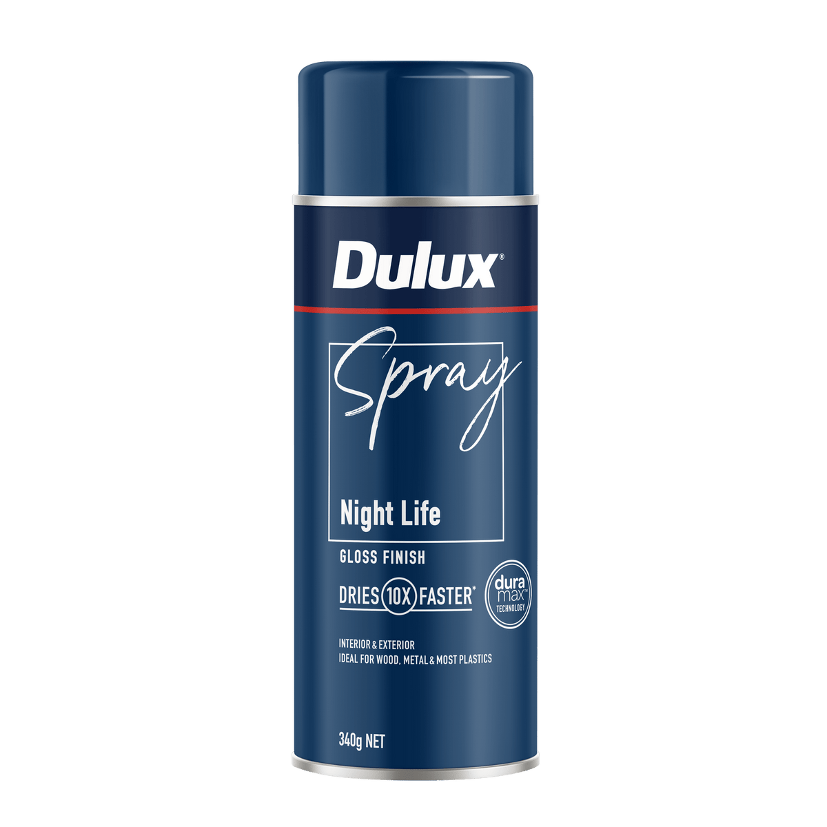 Dulux 340g Night Life Gloss Spray Paint