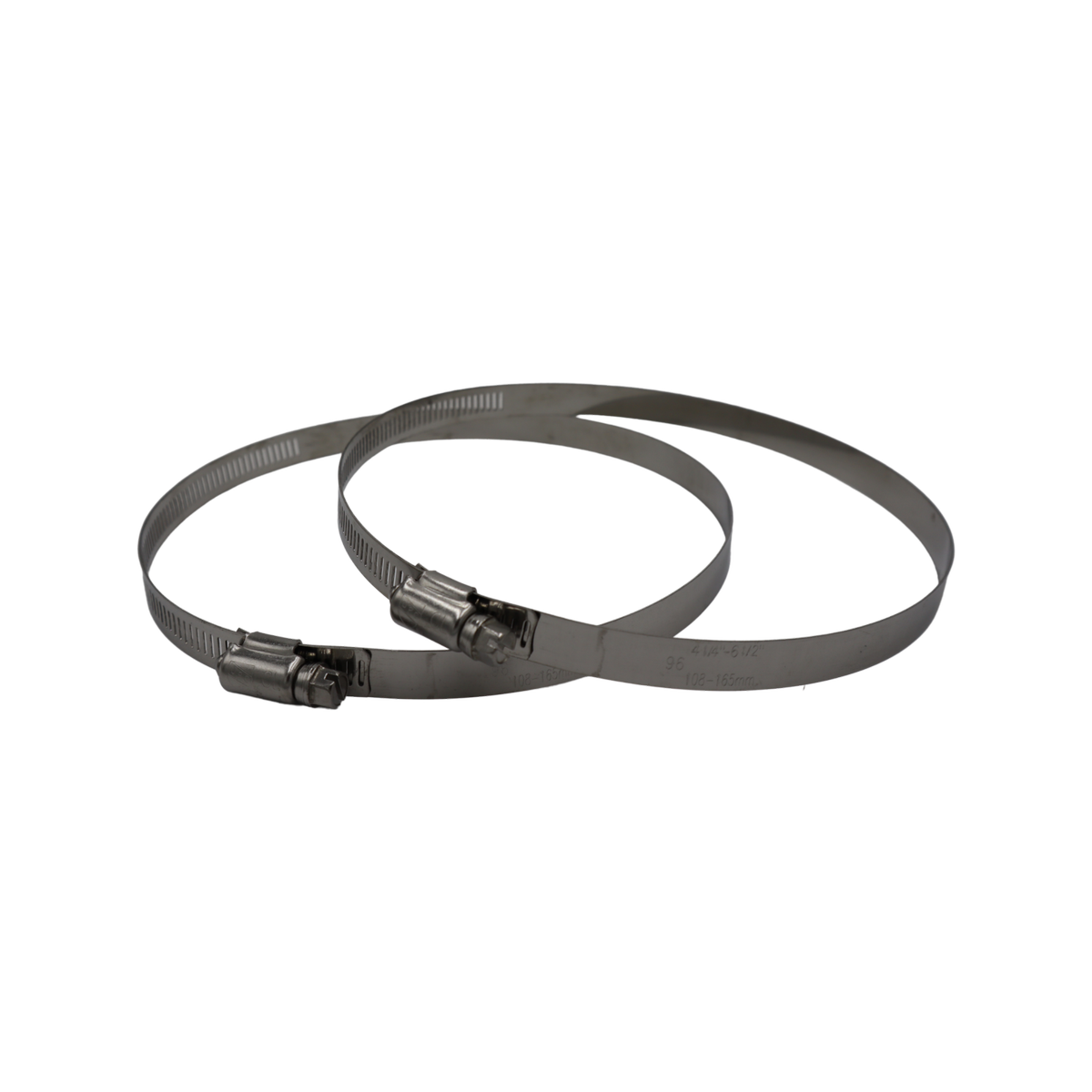 Pacific Air 150mm Stainless Steel Worm Clamp 2 Pack Easy To Use - SuperSaverAU - view 1