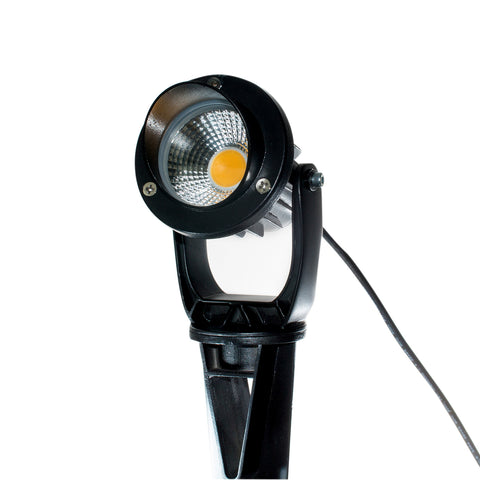 Holman 75mm 12V Warm White 7W Outdoor Stake Spotlight Waterproof SLW757
