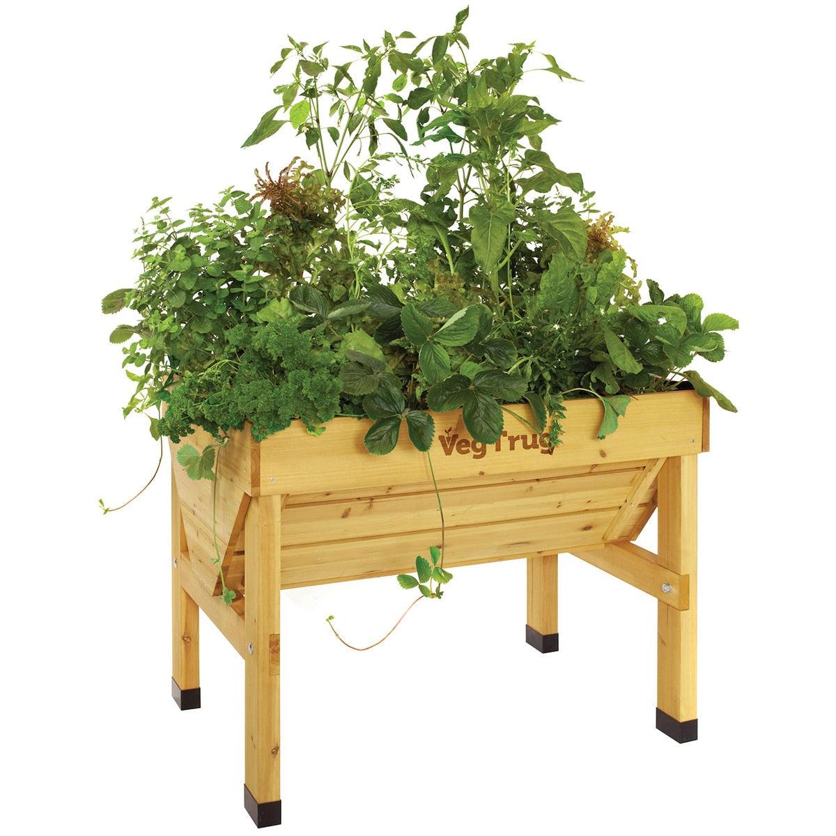 Takasho VegTrug Small Raised Garden Bed 1M Natural - SuperSaverAU - view 2