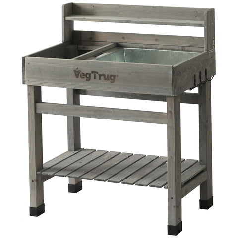 Takasho VegTrug Potting Table Grey - SuperSaverAU - view 1