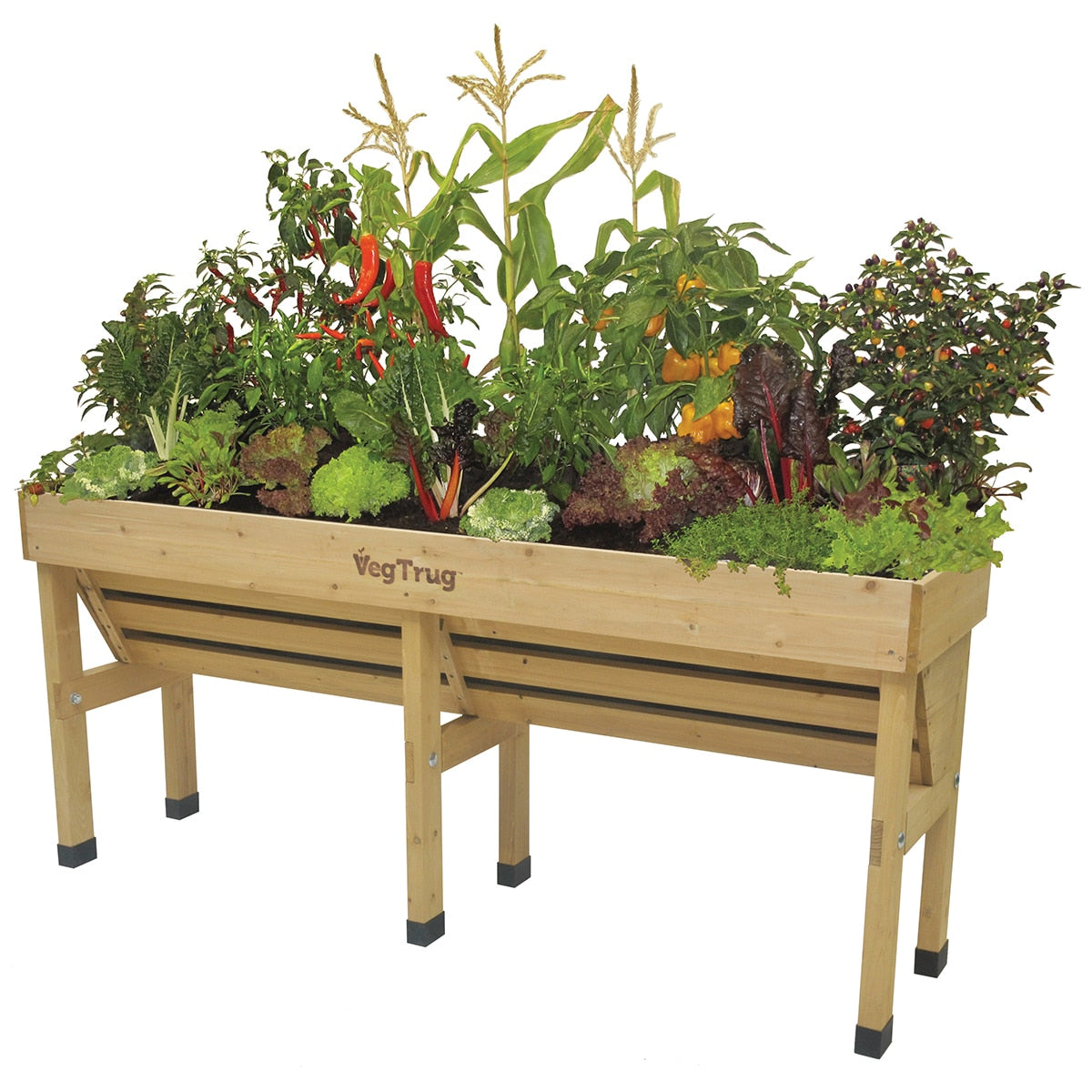 Takasho VegTrug Medium WallHugger 1.8m Natural - SuperSaverAU - view 2