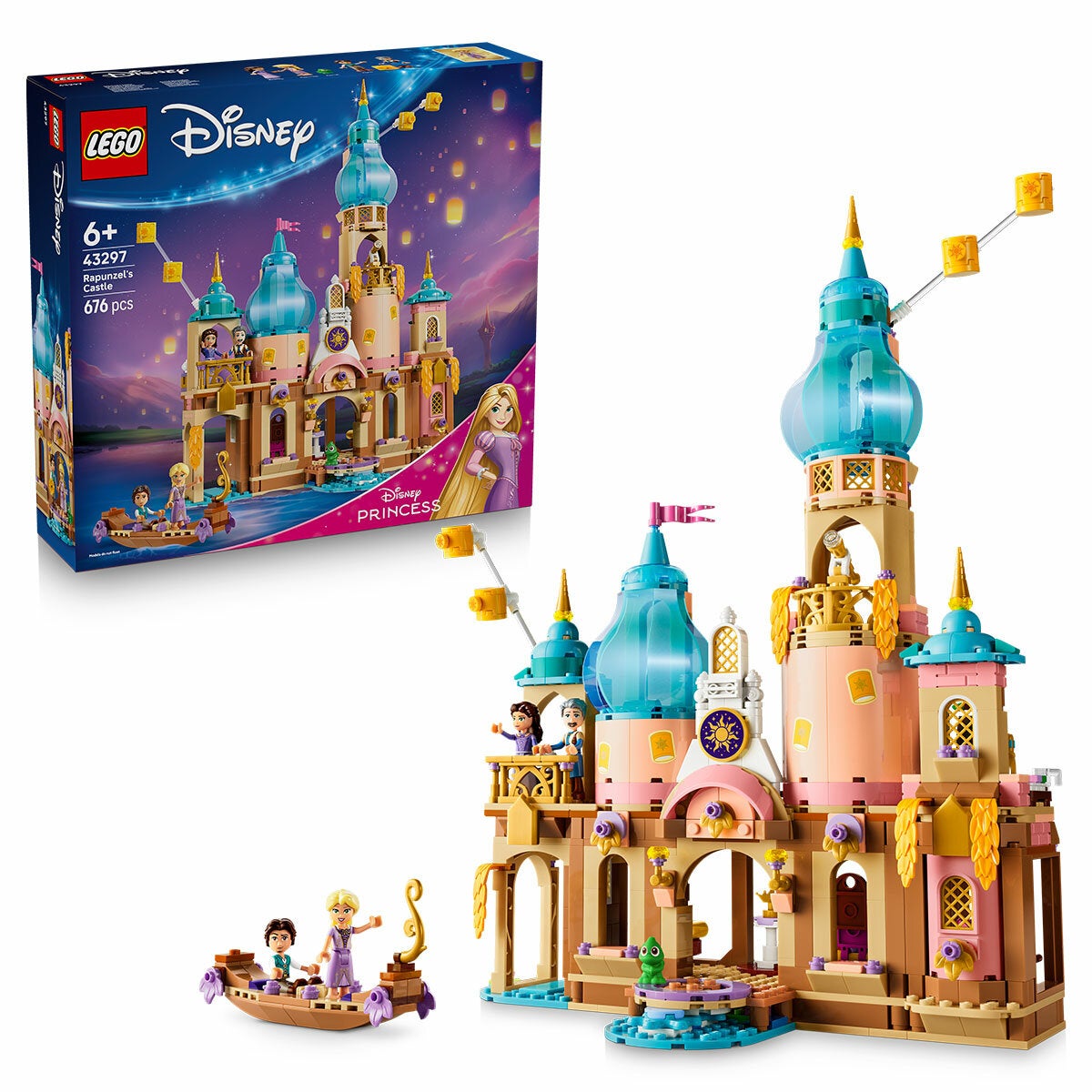 LEGO Rapunzel Castle Playset Disney Princess Building Toy Ages 6 Plus 43297