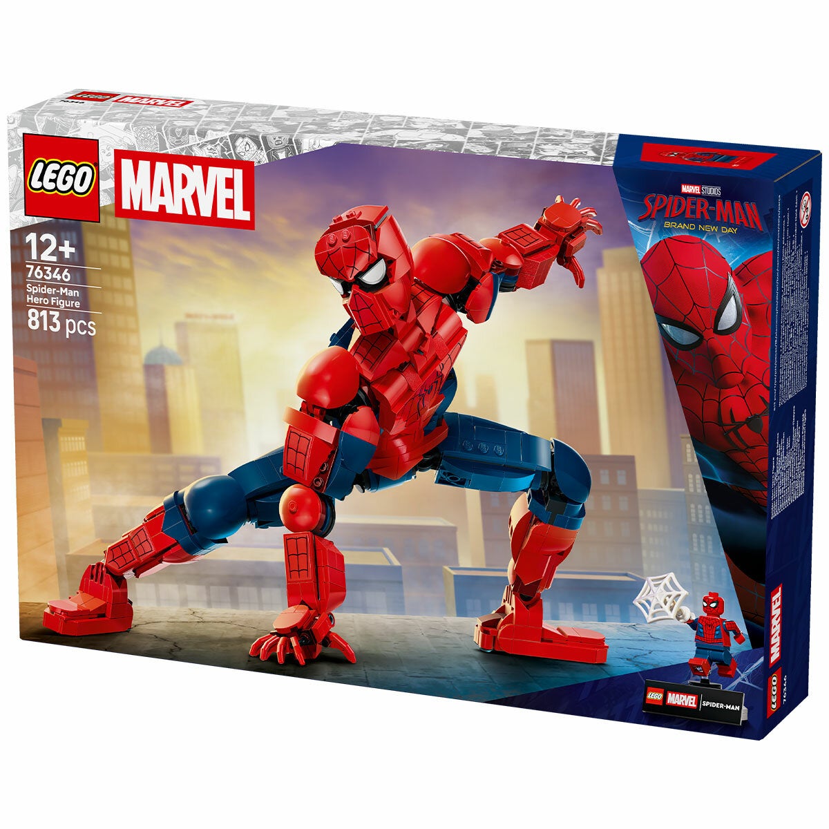 LEGO Spider-Man Posable Hero Figure Marvel Model Kit 360mm Tall 76346 — image 8
