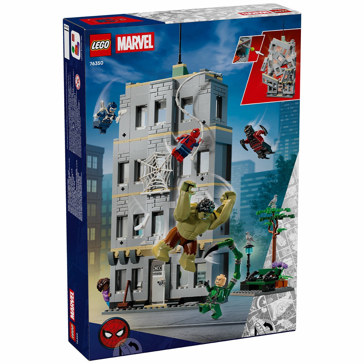 LEGO Spider-Man vs Hulk Epic Clash Marvel Construction Toy Ages 8 Plus 76350 — image 8