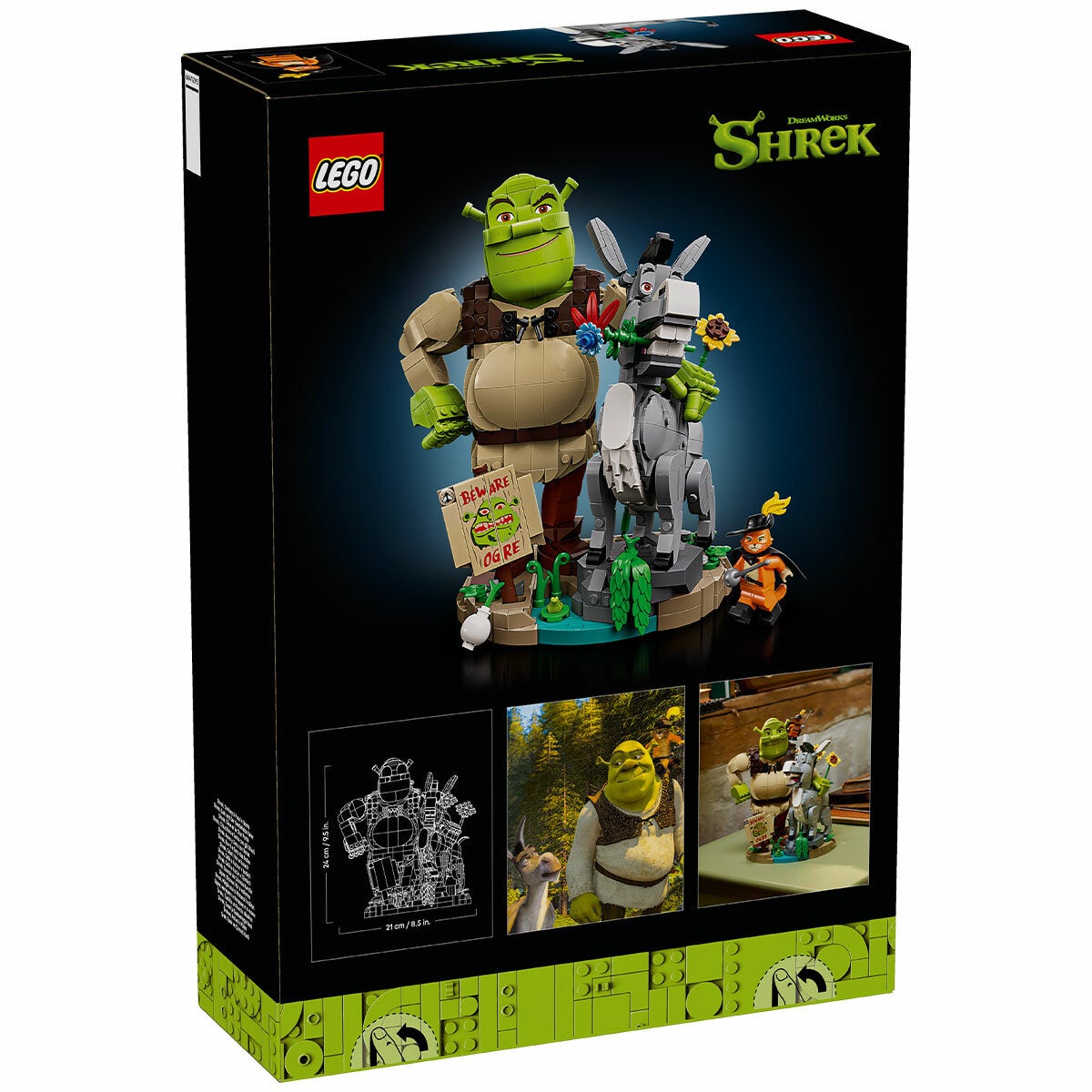 LEGO Shrek and Donkey Posable Figure Kit With Puss in Boots Display 72423 — image 7