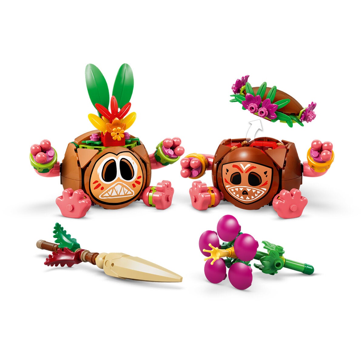LEGO Moana Kakamora Disney Brick Built Figures 407 Pieces Display 43293 — image 7