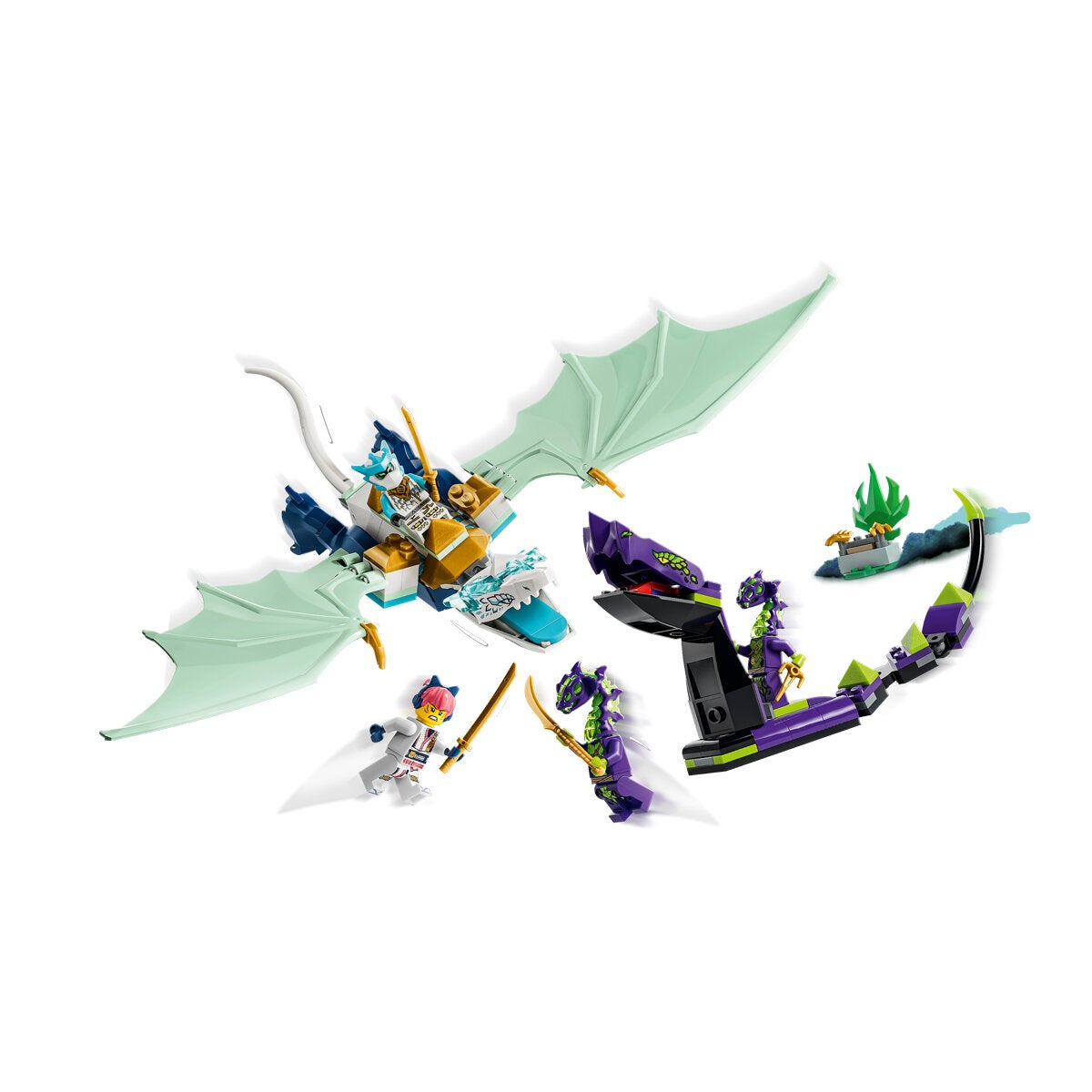 LEGO Zane Ice Dragon Battle NINJAGO Posable Dragon Toy 141 Pieces 71865 — image 8
