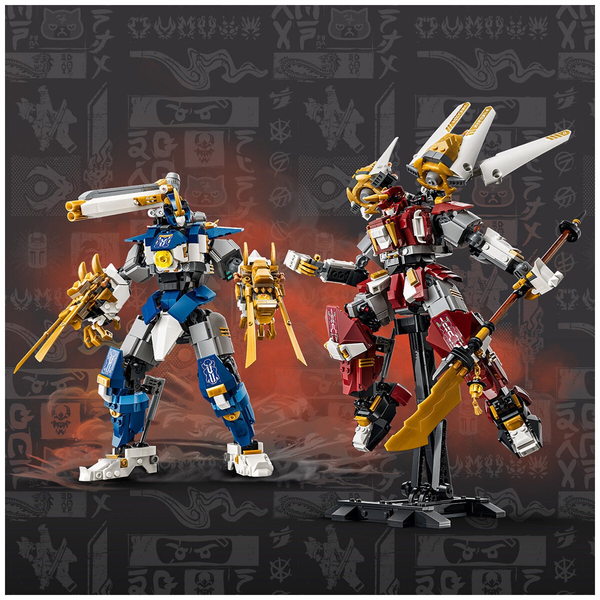 LEGO Twin Titan Mechs Posable Action Figures NINJAGO 1707 Pieces 71870 — image 5