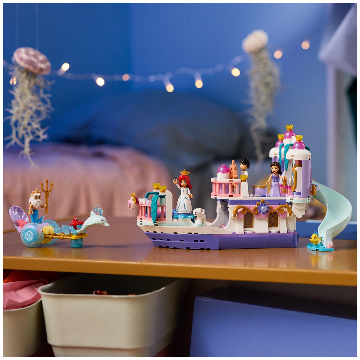 LEGO Ariel Royal Wedding Boat Disney Princess Playset 519 Pieces 43299 — image 7