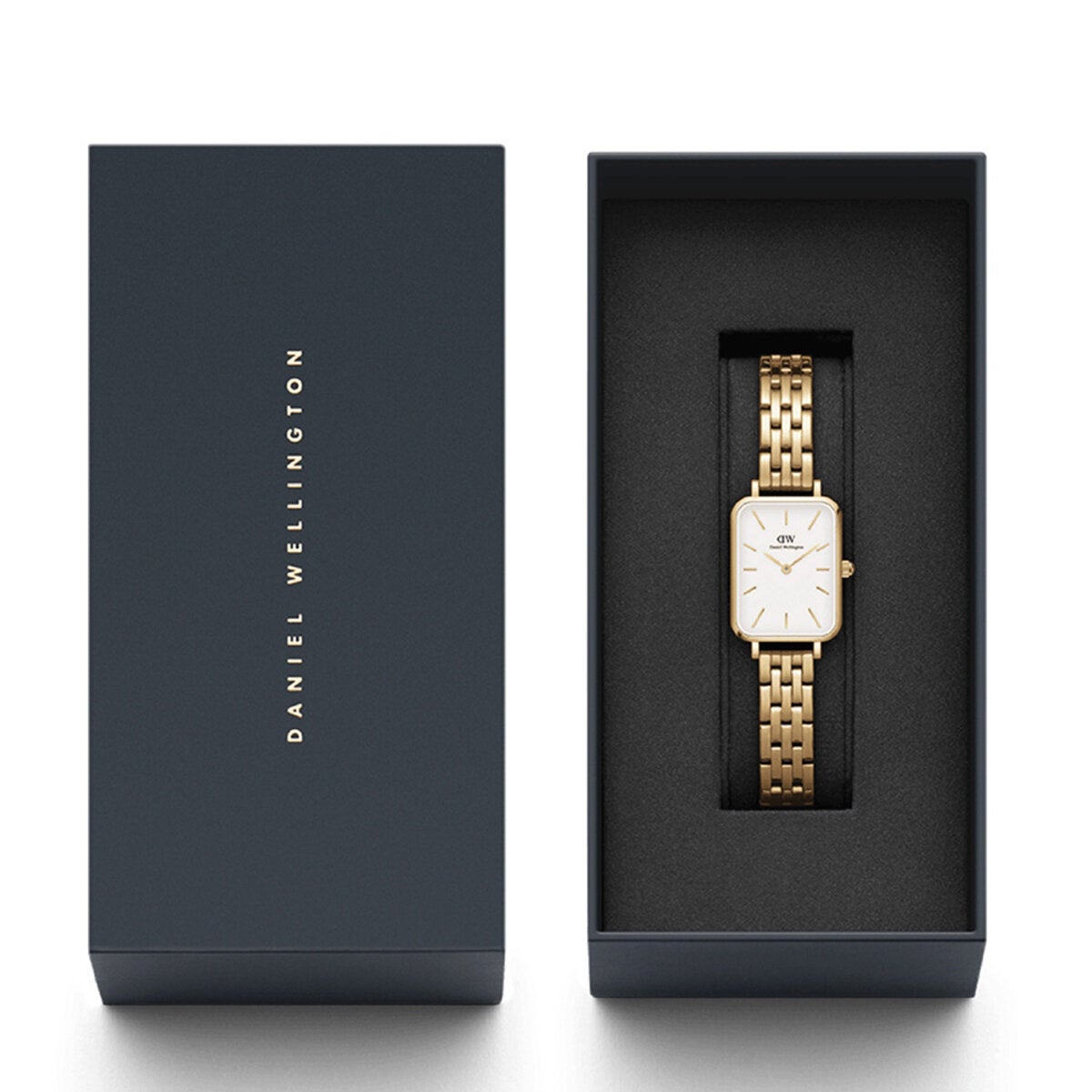 Daniel Wellington Gold 5 Link Wristwatch White Dial Quartz Women's DW00100622 — image 4