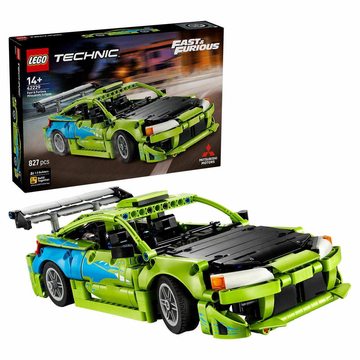 LEGO Mitsubishi Eclipse Model Car Kit Technic Fast and Furious 42229