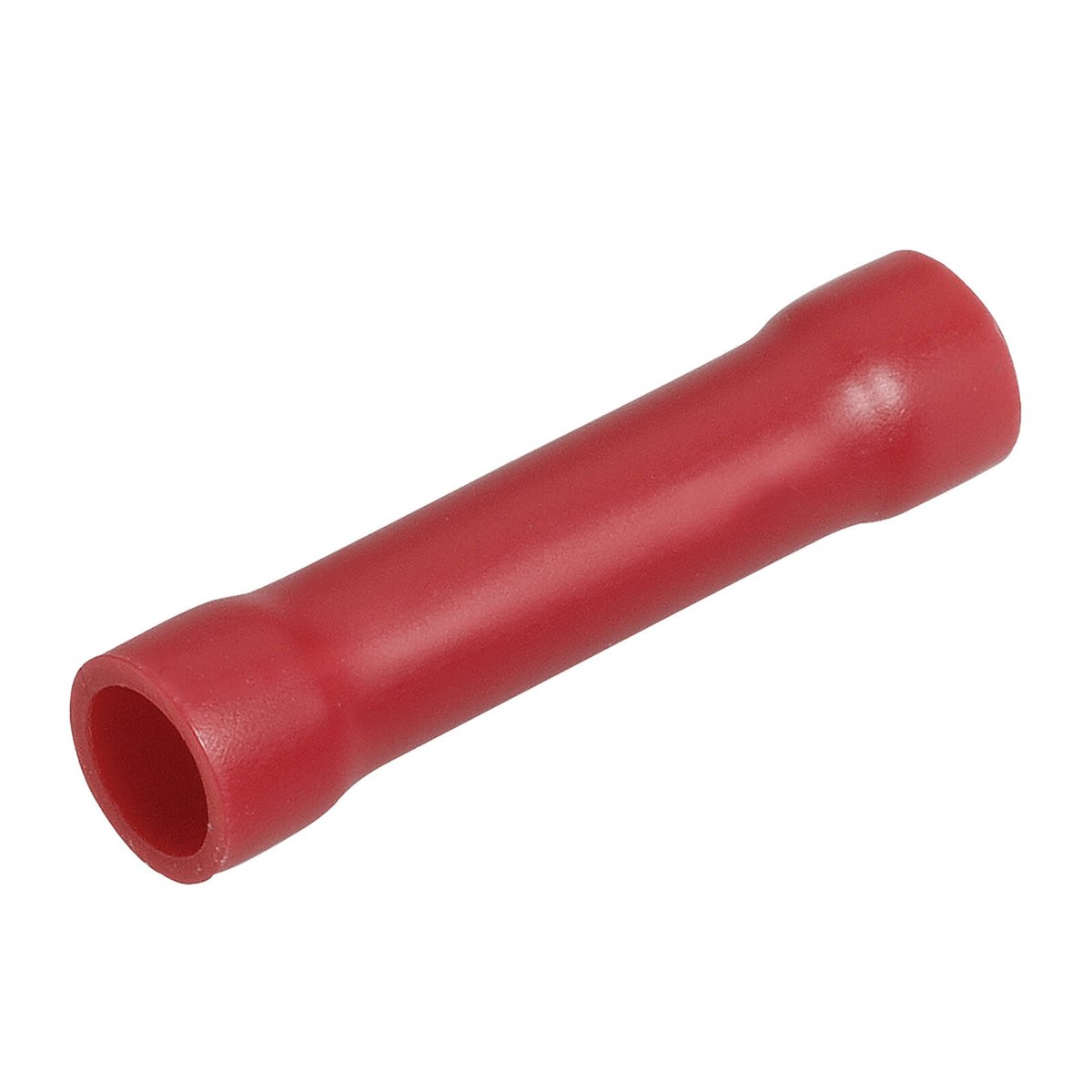 Narva 2.5-3mm Red Fully Insulated Flared Vinyl Butt Splice Cable Joiner - 15 Pack
