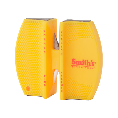 Smith's 2-Step Knife Sharpener, Tungsten Carbide & Ceramic, 20° Preset