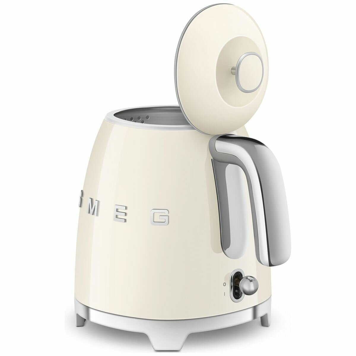 Smeg 50s Retro Style 800mL Mini Electric Kettle - Cream, 1400W, Double Wall - KLF05CRAU