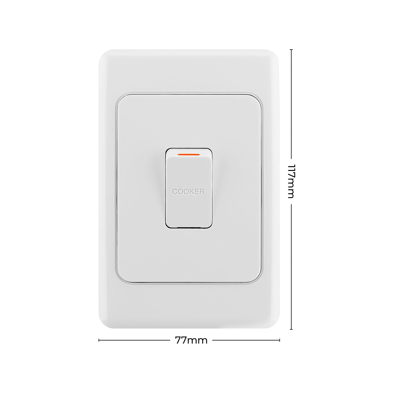 DETA 45A Double Pole Appliance Switch 6157B