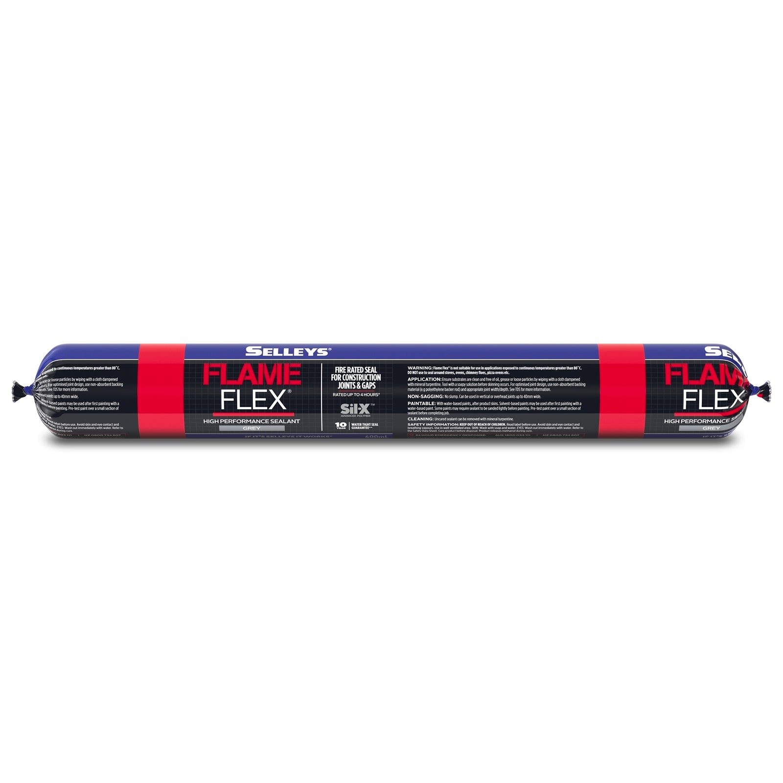 Selleys 600ml Grey Flame Flex Fire and Acoustic Sealant