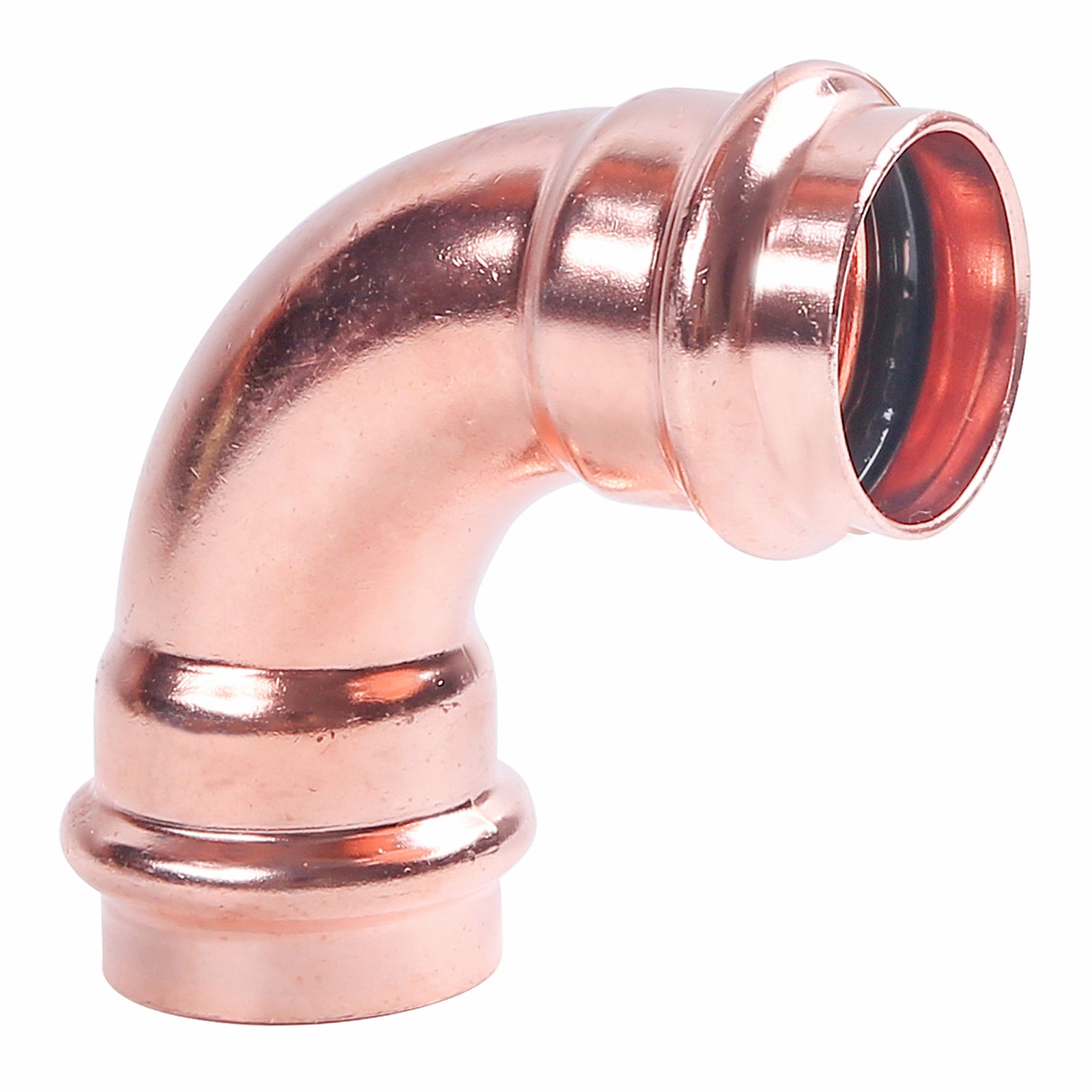 SmarteX-PRESS 15mm 90 Degree Copper Elbow Flame-Free Pipe Fitting