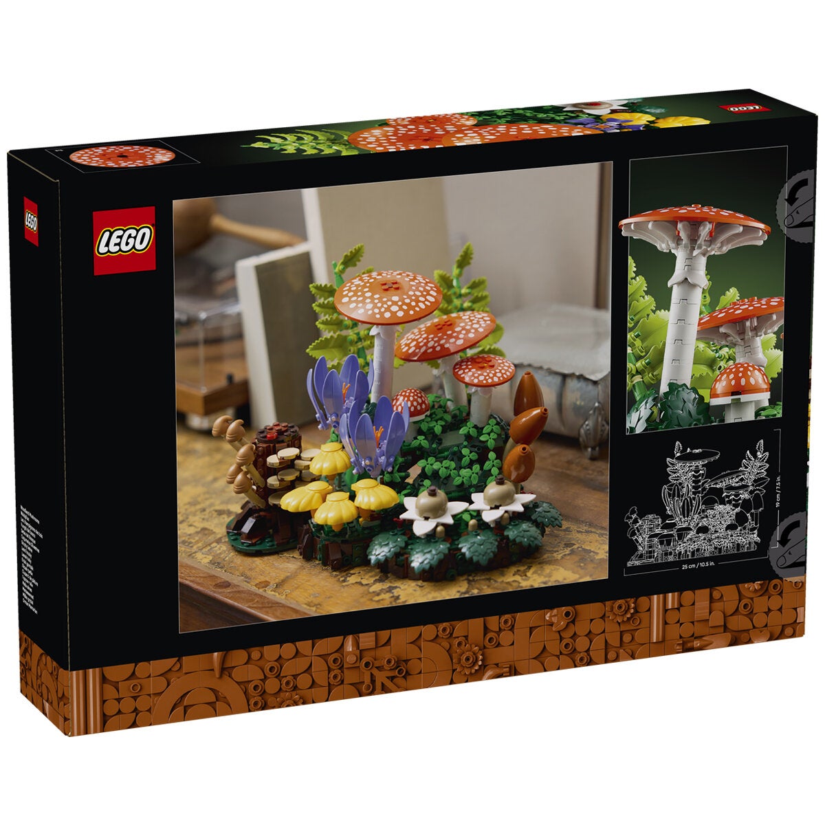 LEGO Woodland Mushrooms Model Kit Botanicals 806 Pieces Display Decor 11505 — image 3