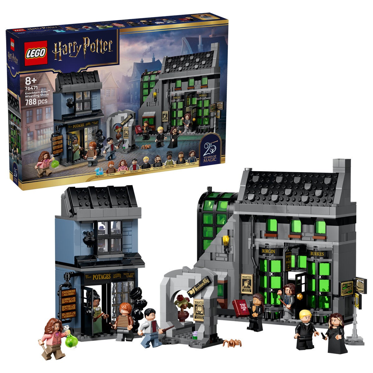 LEGO Knockturn Alley Wizarding Shops Harry Potter Construction Toy 788 Pieces 76471
