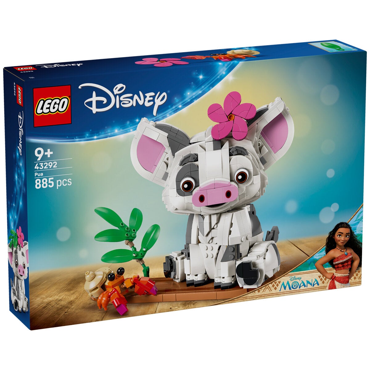 LEGO Moana Pua Brick Built Figure Disney Display Model 885 Pieces 43292 — image 2