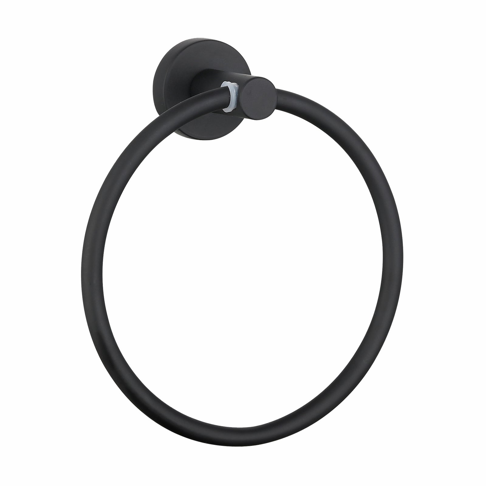 Mondella Resonance Matte Black Towel Ring 155 x 175 x 60mm