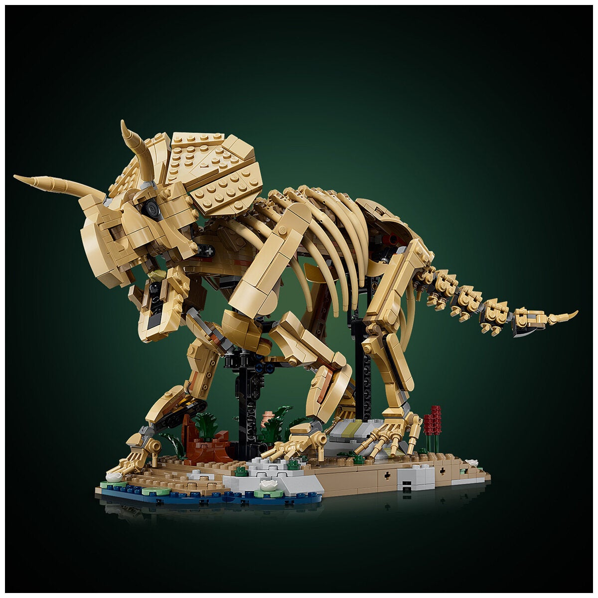 LEGO Triceratops Dinosaur Fossils Model Kit Jurassic World 1154 Pieces 77985 — image 7